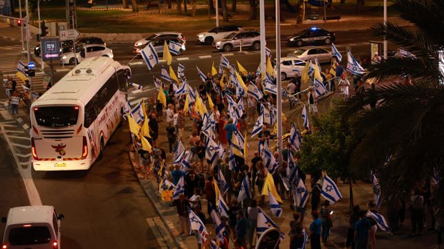 הפגנה בצומת נהריה