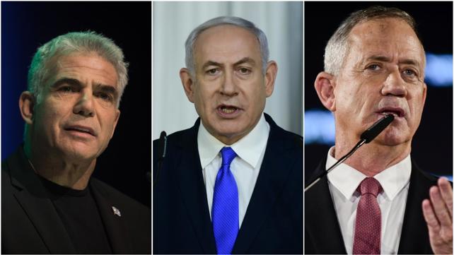 נתניהו, גנץ ולפיד