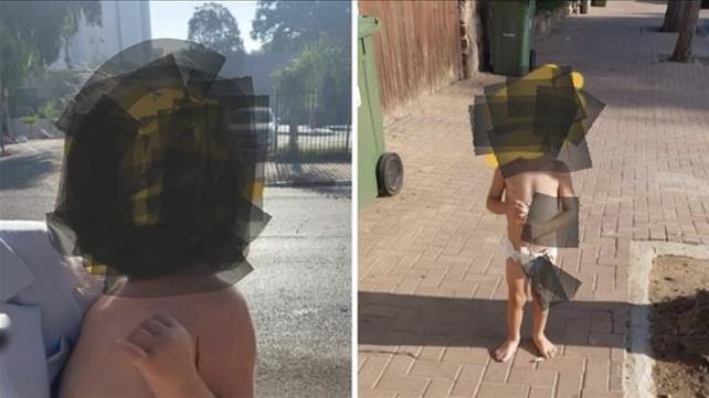 פעוטות שנמצאו משוטטים בבאר שבע לבד 15.08.22