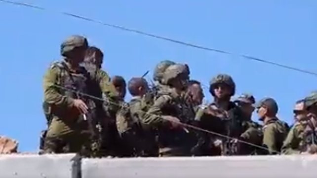 הרמטכ"ל הרצי הלוי תועד על הגבול חיזבאללה