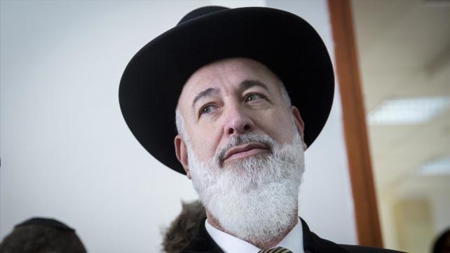 הרב הראשי לשעבר יונה מצגר