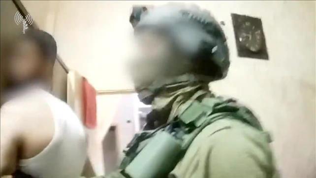 מעצר המחבל תאמר ראג'ח רג'בי בחברון