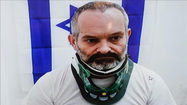 גיא שפירא החשוד ברצח אשתו בווידאו בבית המשפט 7.10.2021