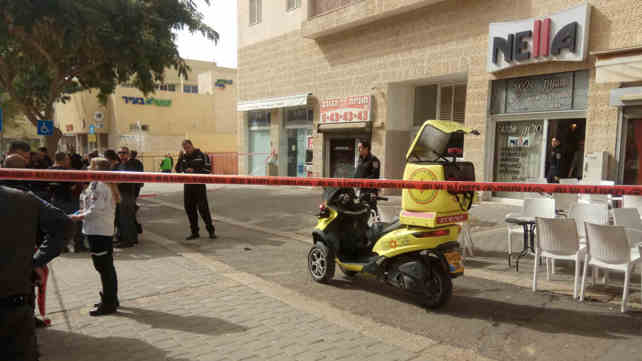 זירת ניסיון החיסול בבאר שבע
