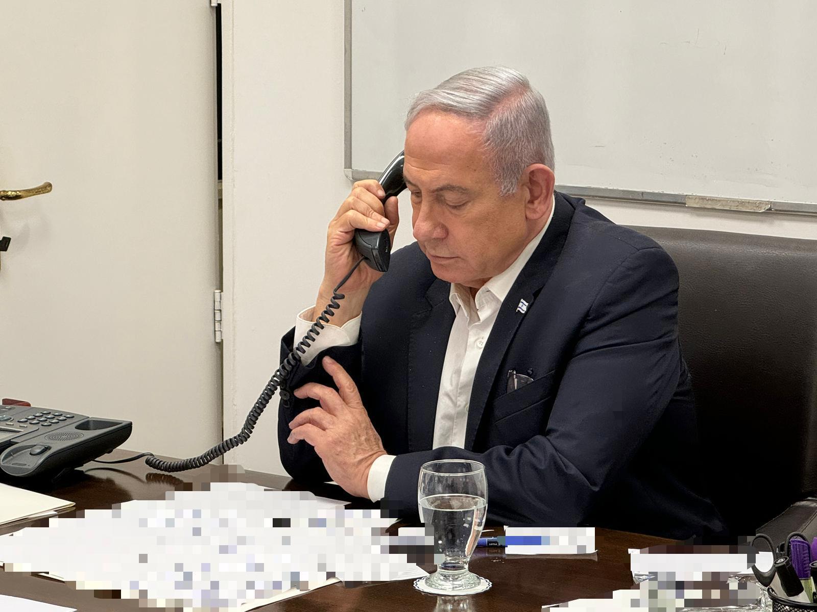 נתניהו משוחח עם ביידן
