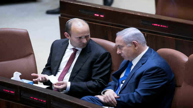 השר נפתלי בנט ורה"מ בנימין נתניהו