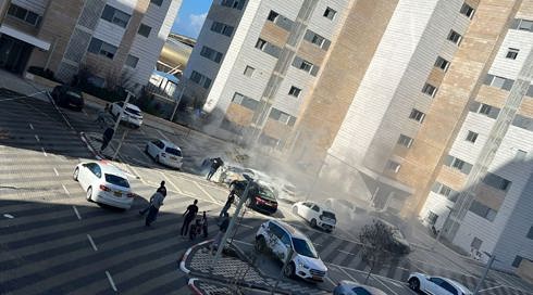 רכב התפוצץ בחיפה, גבר בן 54 פונה במצב קשה לבית החולים
