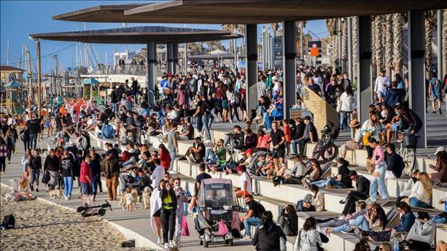 חוף הים בתל אביב, טיילת תל אביב, שבת 13.03.21