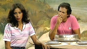 עפרה חזה ואושיק לוי. 1984