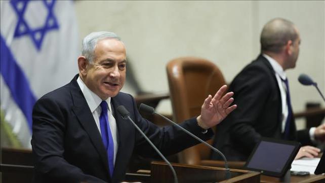 נתניהו נאום מליאה הצגה מציג ממשלה השבעה השבעת, 29.12.22