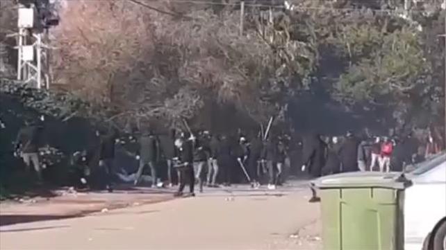 קטטה לפני הדרבי התל אביבי