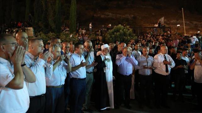 הלווית האחים אחמד וחליל מנאע, שנרצחו במג'ד אל-כרום