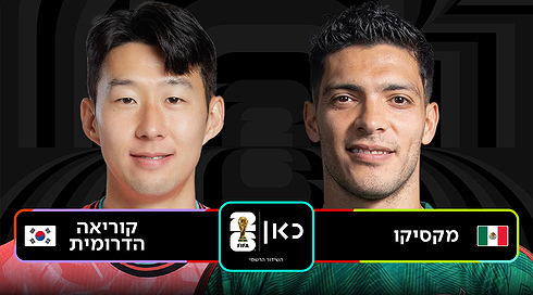 MEX KOR Game Template רקע שחור לוגו כאן מונדיאל