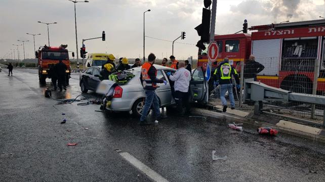 תאונה בצומת פל ים