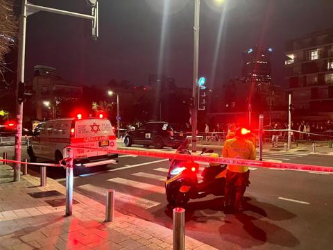 אחת מזירות הפגיעה במרכז 28.3