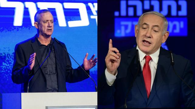 בני גנץ ובנימין נתניהו
