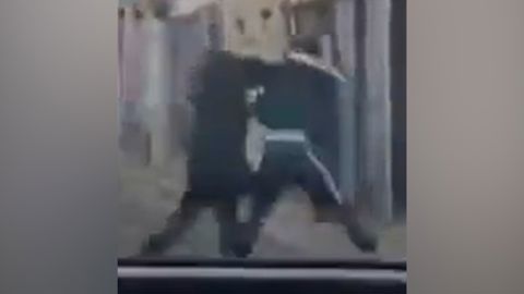 מתוך תיעוד התקרית האנטישמית בעיר אורליאן בצרפת, אתמול