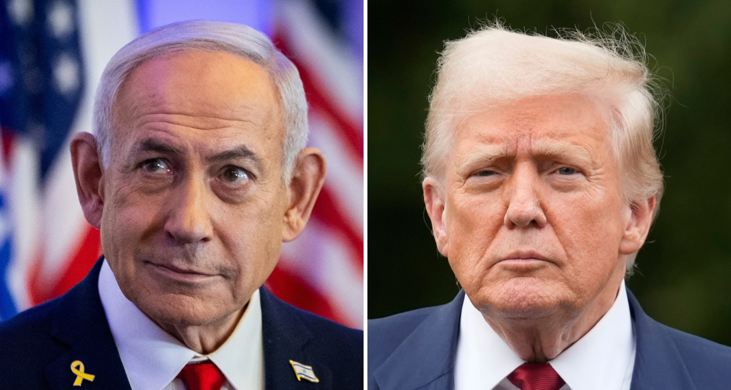 נשיא ארצות הברית טראמפ וראש הממשלה נתניהו