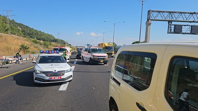 תאונת דרכים בכביש 6