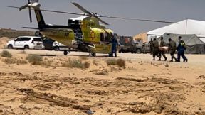 פינוי החייל שנפצע בתאונת אימונים בדרום