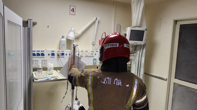 שרפה בבית חולים קפלן