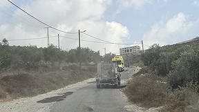 כוחות צה"ל במקום הפיגוע ליד חוות גלעד