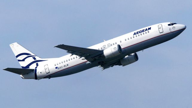 מטוס של חברת התעופה היוונית Aegean, ארכיון