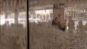 קיר לזכר רבין. 2001