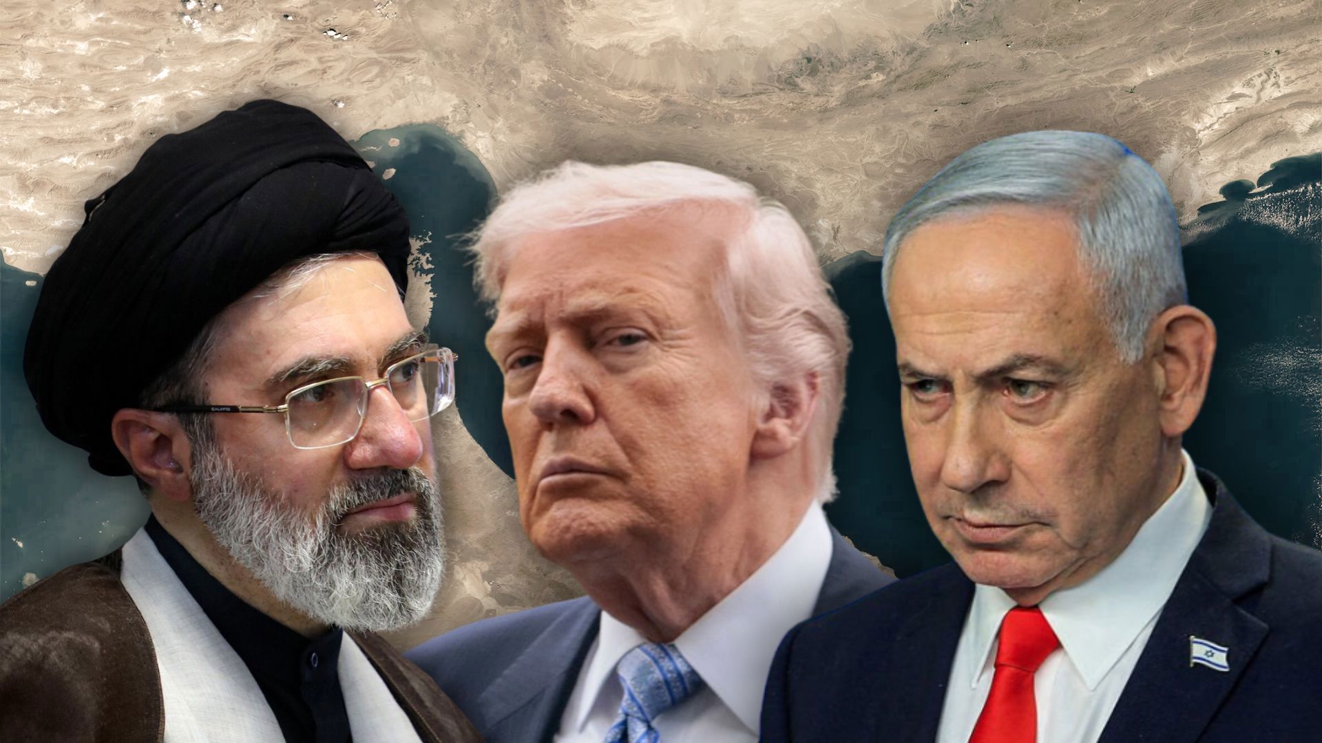 בנימין נתניהו, דונלד טראמפ, מוג'תבא ח'אמנאי
