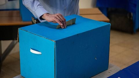 קלפי הצבעה בפריימריז לליכוד, בחודש שעבר