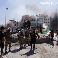 Syrian regime forces in Suweid