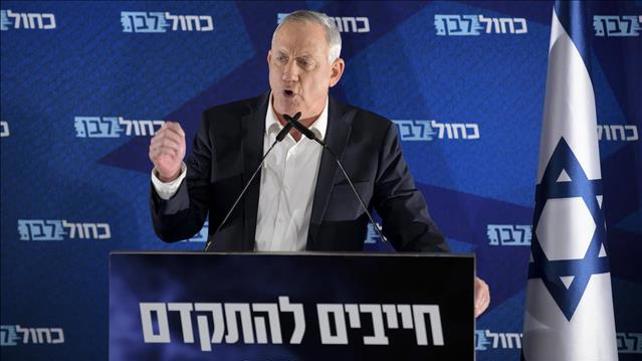 יו"ר כחול לבן בני גנץ