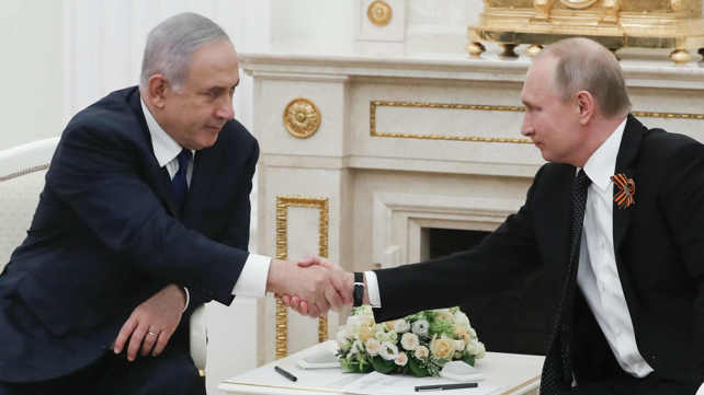 בנימין נתניהו וולדימיר פוטין