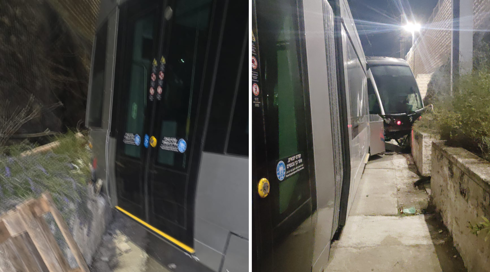 שבוע לפני החניכה: התאונה של הרכבת הקלה בירושלים