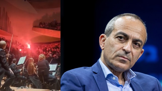 פרופ' רוני גמזו והפילהרמונית בהצתה בפריז