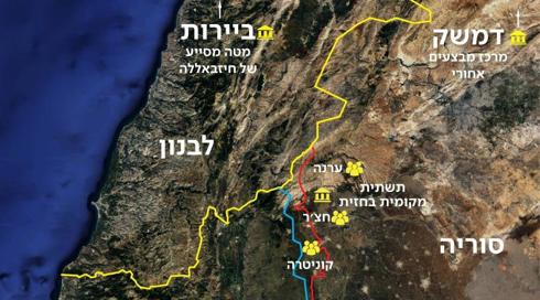 ללא ידיעת אסד: תשתית חיזבאללה בגולן הסורי