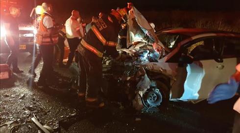 פצוע קשה ו-11 פצועים קל בתאונה בגליל, הכביש נחסם