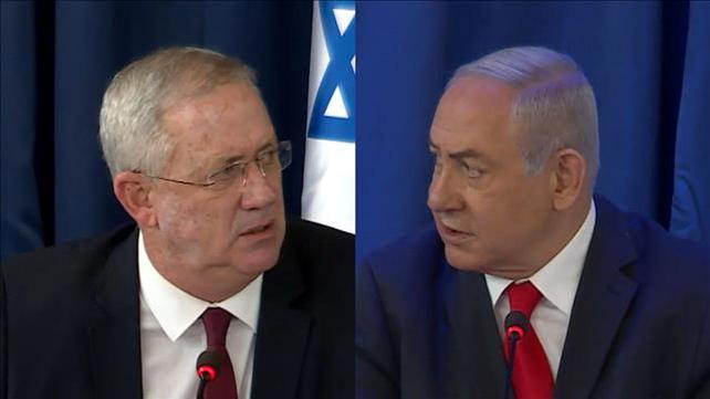 בנימין נתניהו, בני גנץ