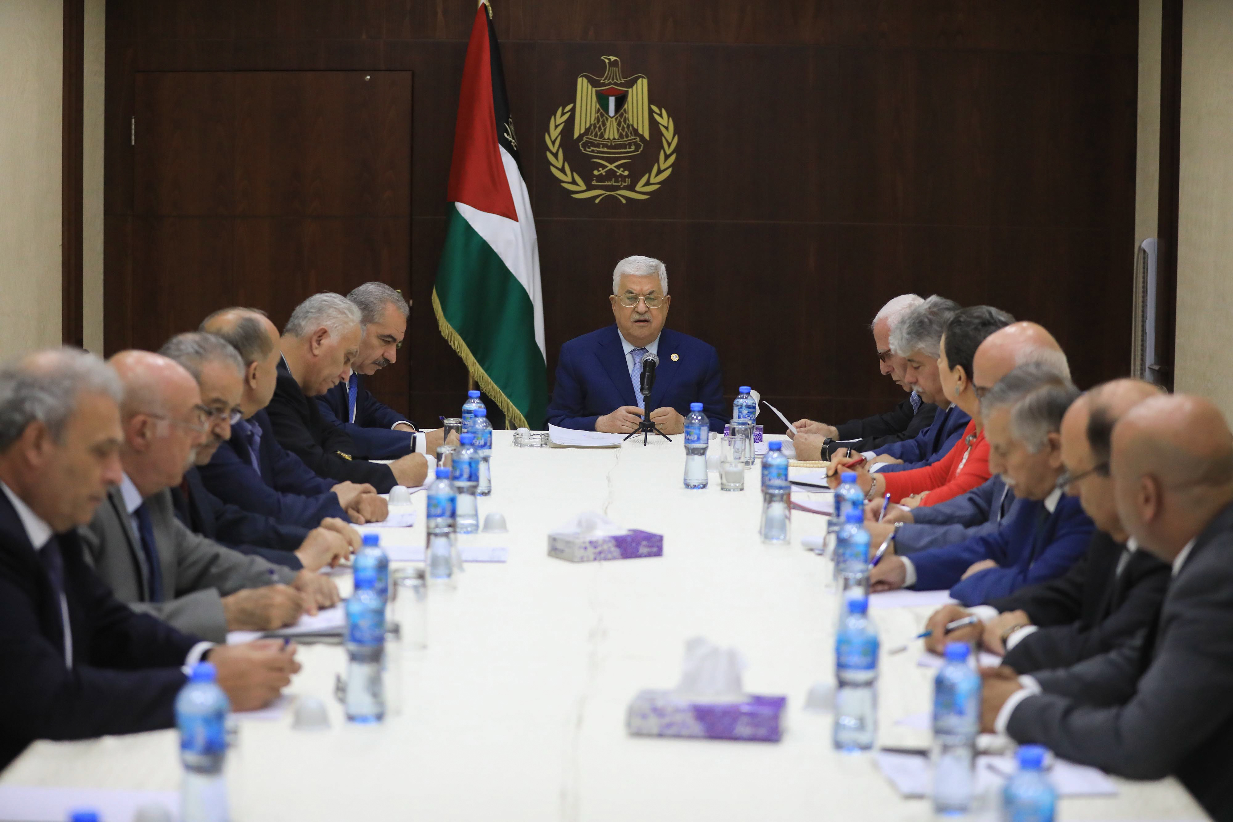 אבו מאזן ברמאללה, אוקטובר 2019