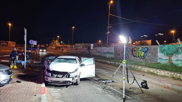 פיצוץ רכב בנתניה 8.1.23