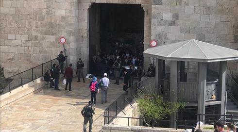 ניסיון דקירה סמוך לשער שכם: חשוד נעצר