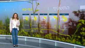 התחזית 14.2.25: שבת חמימה ושמשית