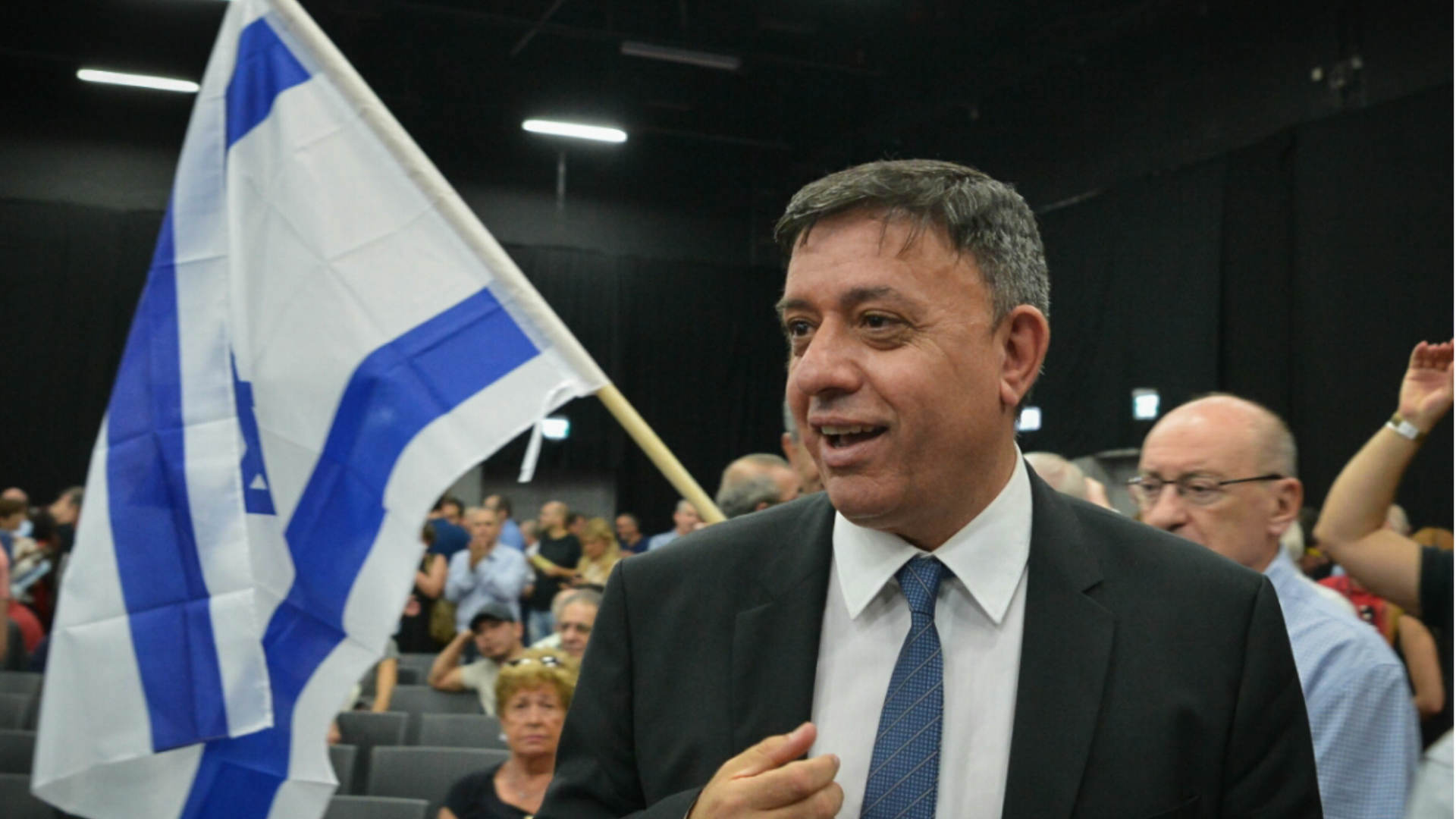 גבאי בוועידת העבודה, בחודש שעבר
