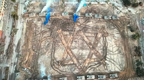 במוצב חמאס ברצועה: לוחמי גולני ערכו טקס לזכר חבריהם שנפלו בקרב