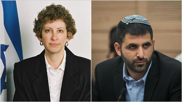 השופטת פרידמן פלדמן וחבר הכנסת קרעי