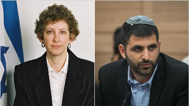 השופטת פרידמן פלדמן וחבר הכנסת קרעי
