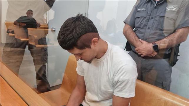 אלכס מוזגובוי בעת הגשת כתב האישום נגדו, 24.07.22