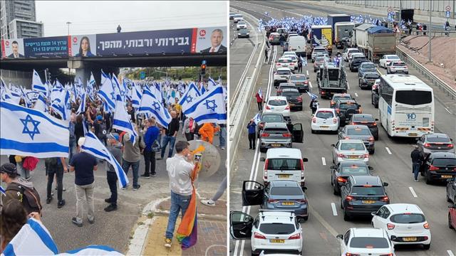 חסימות ביום המחאה 23.3.23