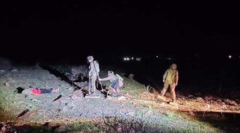 הנער שנכנס לשדה המוקשים בגולן חולץ בשלום