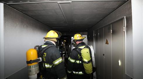 שני בני אדם נפגעו בשריפה שפרצה בבית החולים שיבא